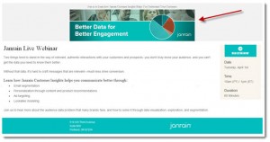 Janrain Webinar invitation