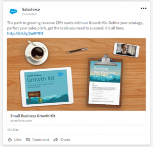 LinkedIn Sponsored Updates