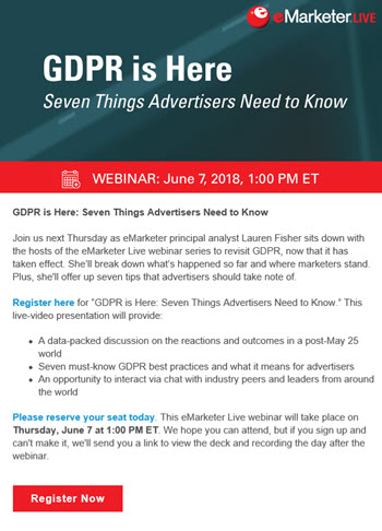 4 Simple Reasons for Why this Webinar Invitation Works